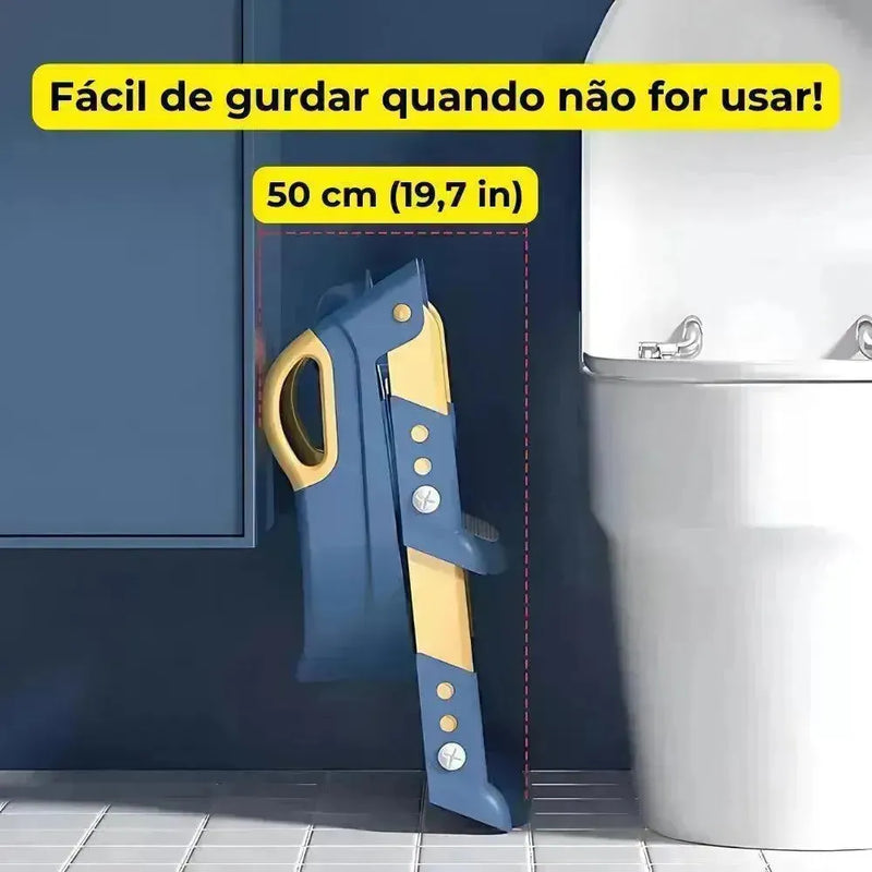 Assento Sanitário Infantil com Escada - Outlet Popular