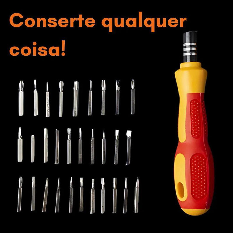 Kit de Ferramentas Multifuncional 31 em 1! - Outlet Popular